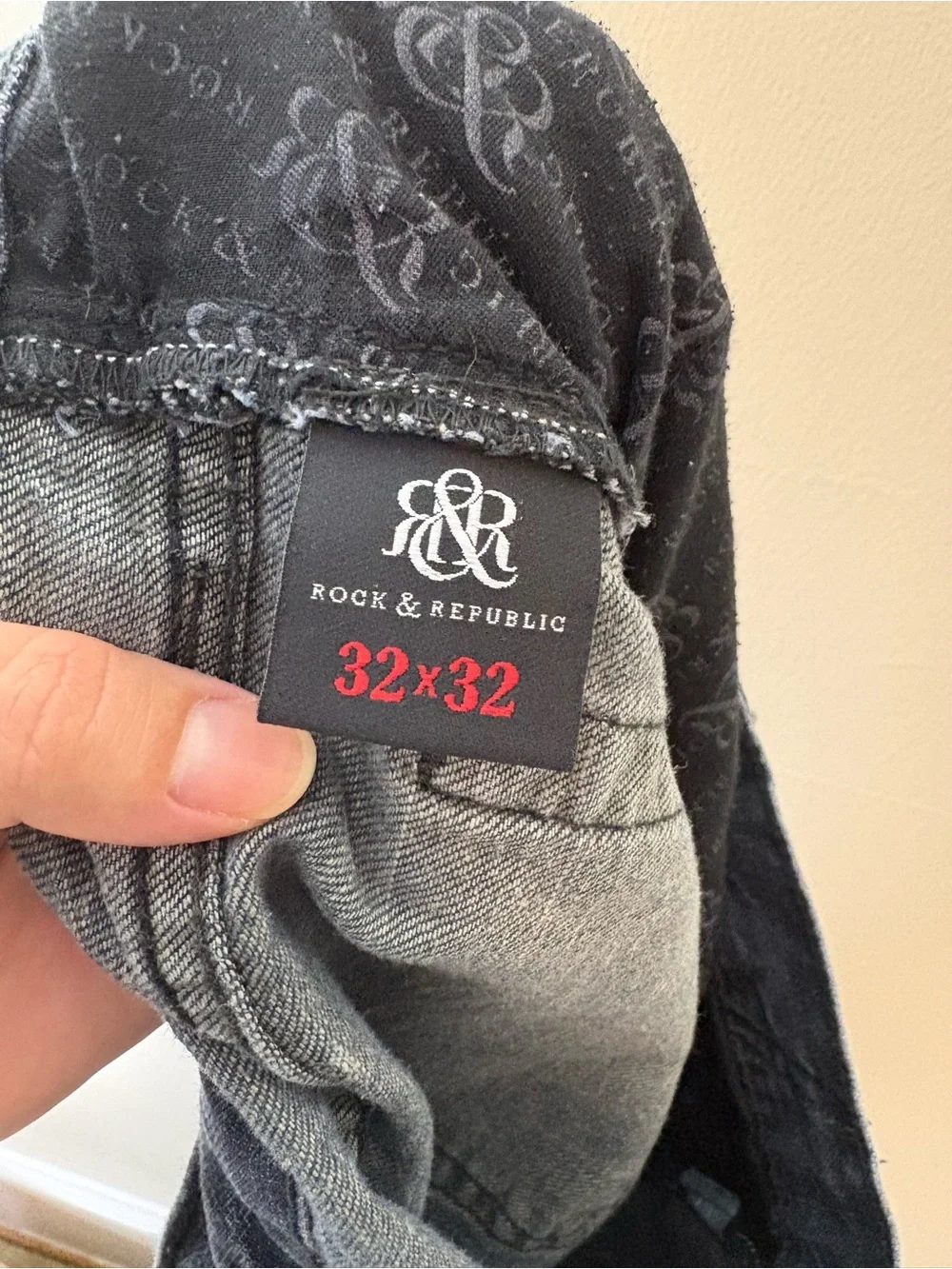 Rock & Republic Men’s Y2K Henlee Bootcut Jeans 32 x 32